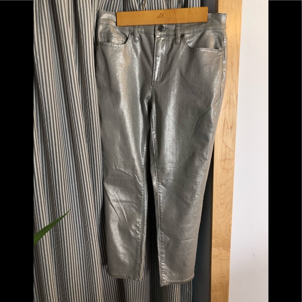 Silver Shimmer Jeans